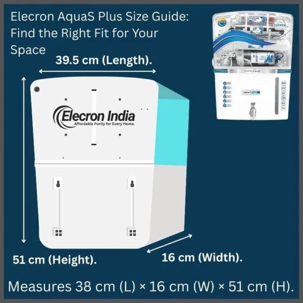 Aqua's Plus RO+UV+UF+TDS Water Purifier with Mineral Enhancer – 15 LPH, 8 Ltr Storage | Advanced 7-Stage Purification for Pure & Healthy Water - Image 4