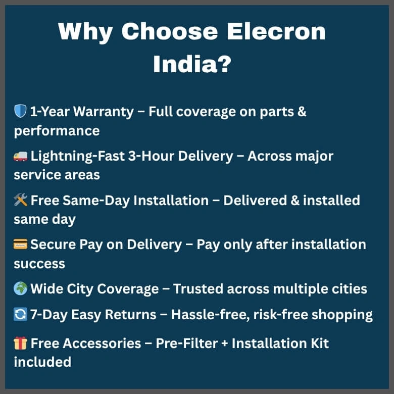 Why Choose Elecron India
